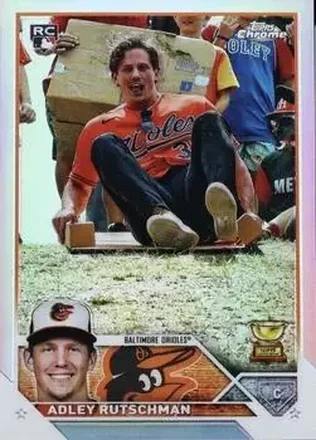 2023 Topps Chrome #1c - Adley Rutschman - Baltimore Orioles
