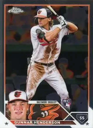 2023 Topps Chrome #2 - Gunnar Henderson - Baltimore Orioles