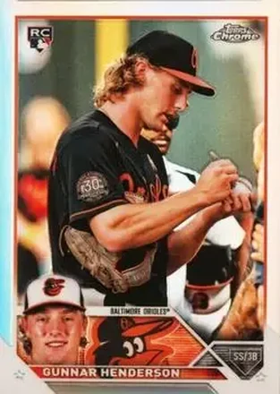 2023 Topps Chrome #2c - Gunnar Henderson - Baltimore Orioles