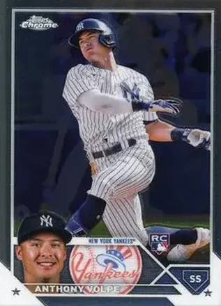 2023 Topps Chrome #4 - Anthony Volpe - New York Yankees
