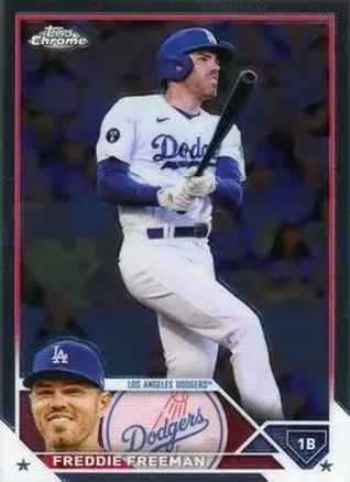 2023 Topps Chrome #5 - Freddie Freeman - Los Angeles Dodgers