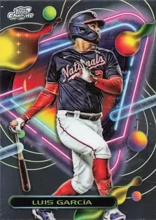 2023 Topps Chrome Cosmic #6 - Luis García Jr. - Washington Nationals