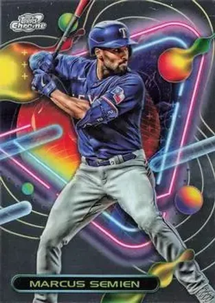 2023 Topps Chrome Cosmic #8 - Marcus Semien - Texas Rangers