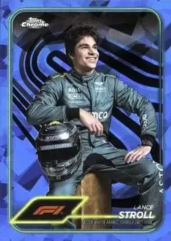 2024 Topps Chrome Sapphire Edition Formula 1 feature card