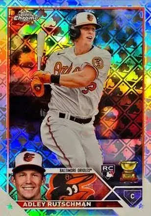 2023 Topps Chrome Logofractor Edition #1 - Adley Rutschman - Baltimore Orioles