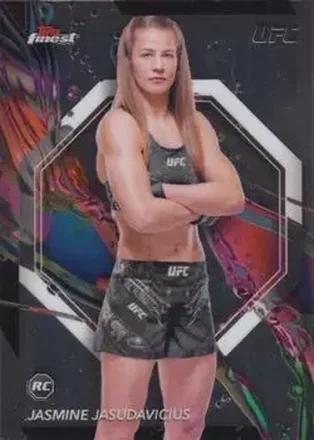 2024 Topps Finest UFC #23 - Jasmine Jasudavicius