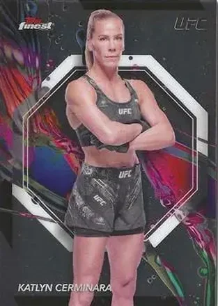2024 Topps Finest UFC #25 - Katlyn Cerminara