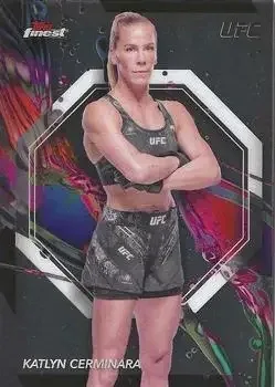 2024 Topps Finest UFC feature card
