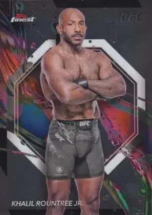2024 Topps Finest UFC #27 - Khalil Rountree Jr.