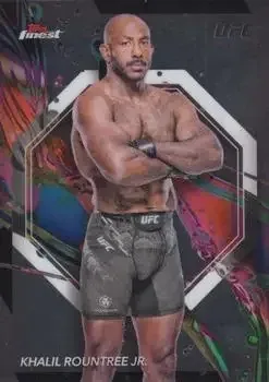 2024 Topps Finest UFC feature card