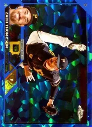 2023 Topps Chrome Sapphire Edition #2 - Zach Thompson - Pittsburgh Pirates