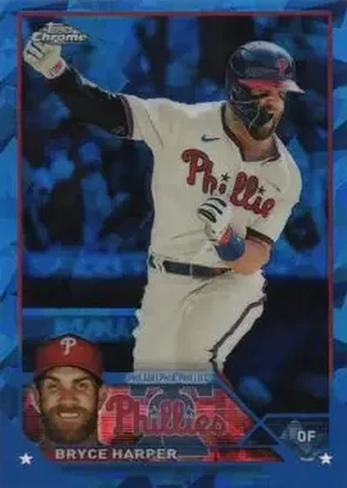 2023 Topps Chrome Sapphire Edition #3 - Bryce Harper - Philadelphia Phillies
