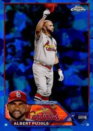 2023 Topps Chrome Sapphire Edition #5 - Albert Pujols - St. Louis Cardinals