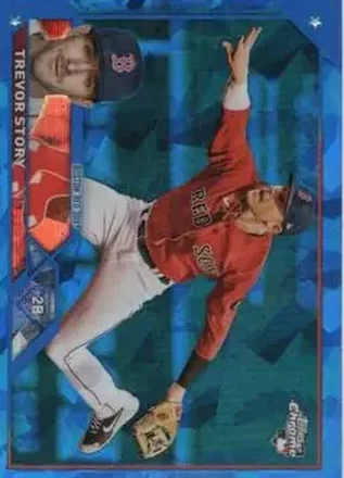 2023 Topps Chrome Sapphire Edition #10 - Trevor Story - Boston Red Sox