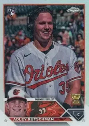 2023 Topps Chrome Update #USC1b - Adley Rutschman - Baltimore Orioles