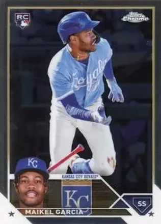 2023 Topps Chrome Update #USC8 - Maikel Garcia - Kansas City Royals