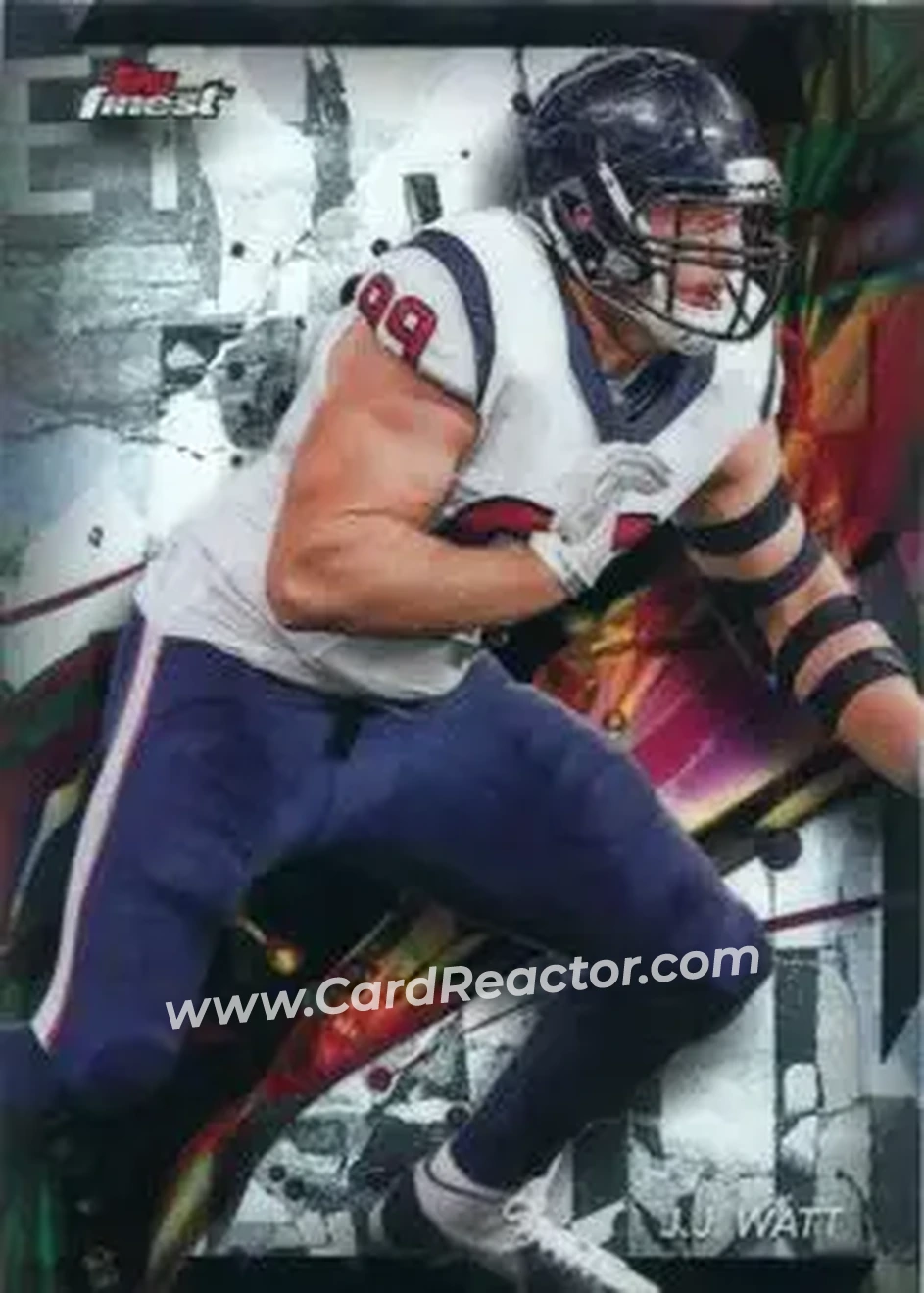 2024 Finest #32 - J.J. Watt - Houston Texans - Front 2024 Finest #32 - J.J. Watt - Houston Texans - Front