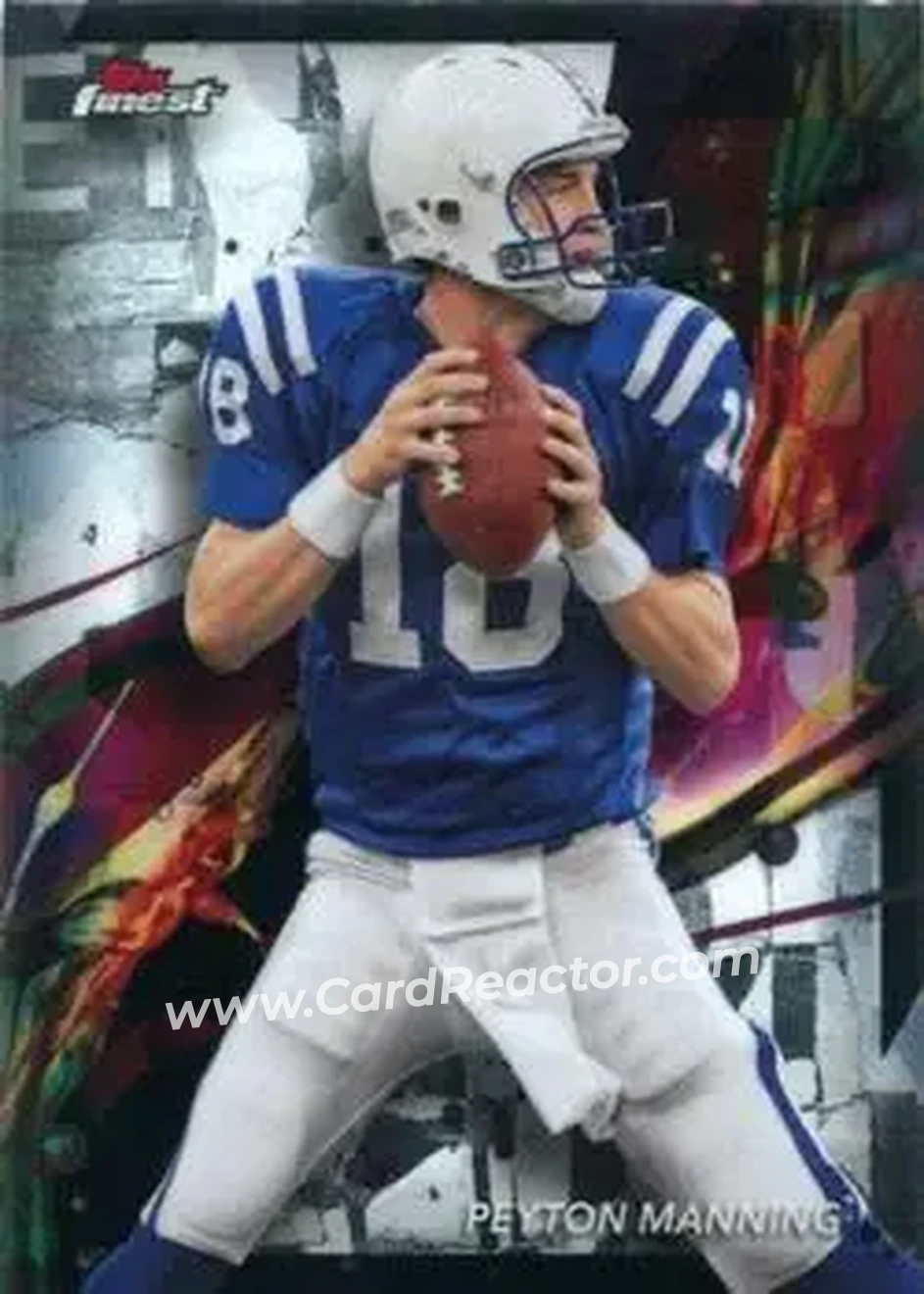 2024 Finest #35 - Peyton Manning - Indianapolis Colts - Front