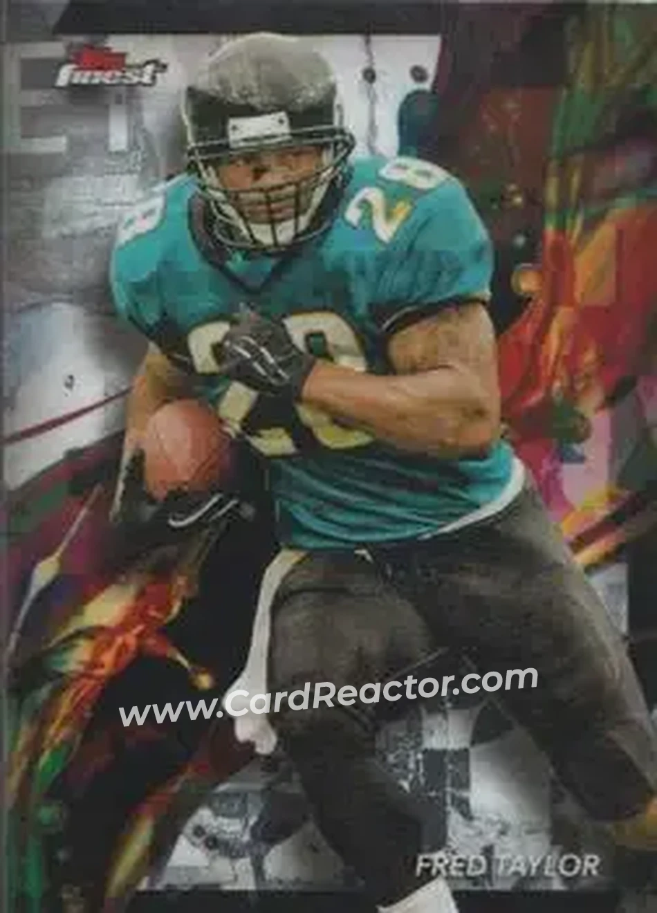 2024 Finest #36 - Fred Taylor - Jacksonville Jaguars - Front 2024 Finest #36 - Fred Taylor - Jacksonville Jaguars - Front
