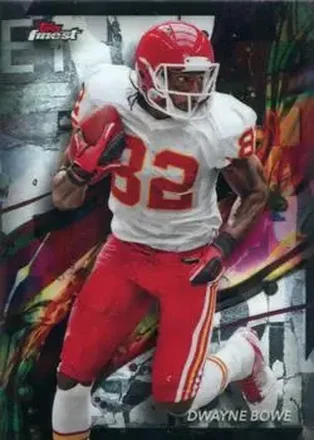 2024 Finest #39 - Dwayne Bowe - Kansas City Chiefs