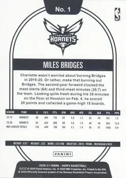 Back of Miles Bridges