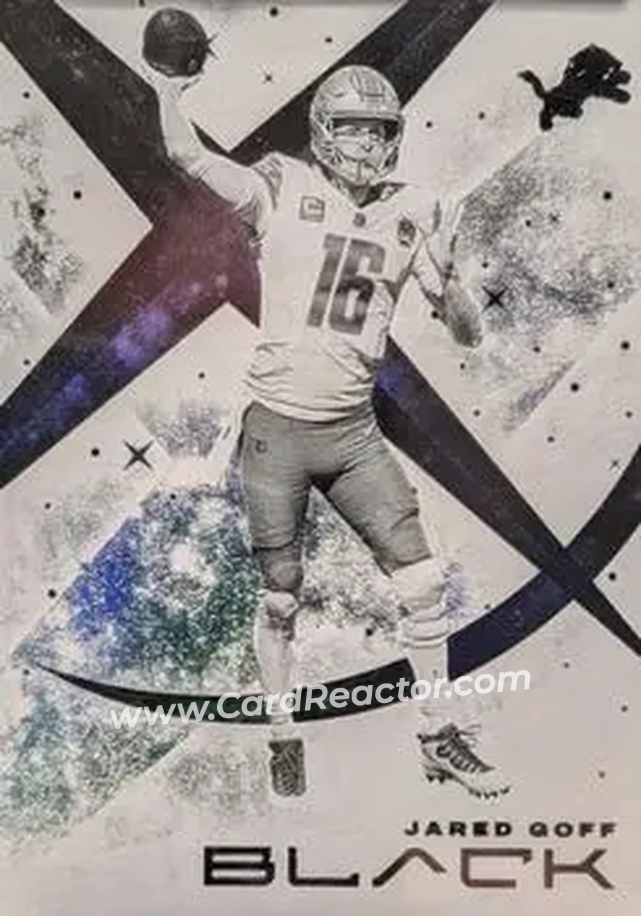 2024 Panini Black - White Night #WN-JG - Jared Goff - Detroit Lions - Front