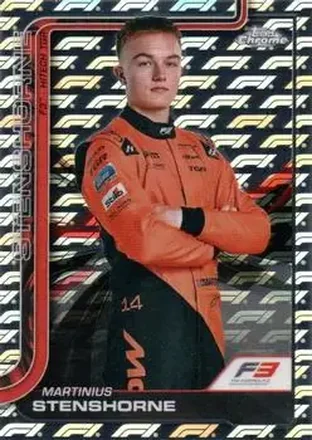 2025 Topps Chrome Logofractor Edition Formula 1 #57 - Martinius Stenshorne - Hitech TGR