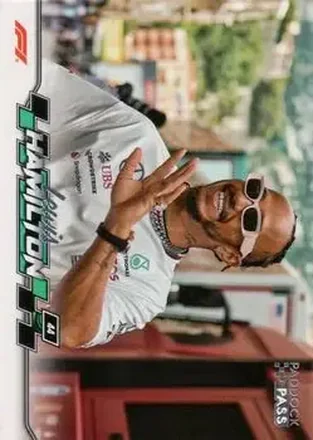 2024 Topps Paddock Pass Formula 1 #6a - Lewis Hamilton - Mercedes-AMG Petronas Formula One Team
