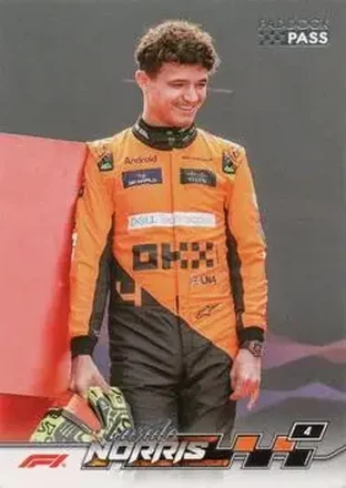 2024 Topps Paddock Pass Formula 1 #7b - Lando Norris - McLaren F1
