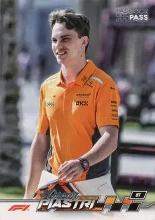 2024 Topps Paddock Pass Formula 1 #8a - Oscar Piastri - McLaren F1