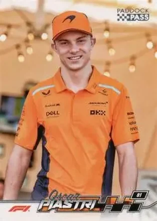 2024 Topps Paddock Pass Formula 1 #8b - Oscar Piastri - McLaren F1