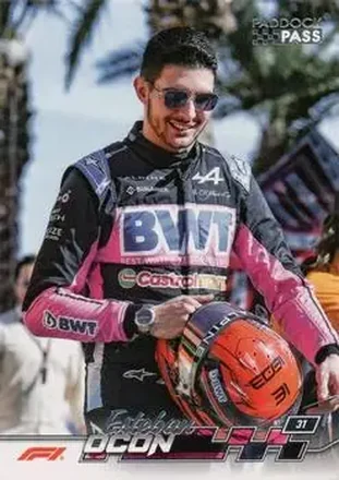 2024 Topps Paddock Pass Formula 1 #9a - Esteban Ocon - BWT Alpine F1 Team