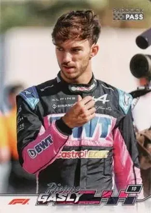 2024 Topps Paddock Pass Formula 1 #10a - Pierre Gasly - BWT Alpine F1 Team