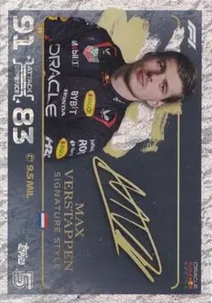 2024 Topps Turbo Attax F1 #15 - Max Verstappen - Oracle Red Bull Racing