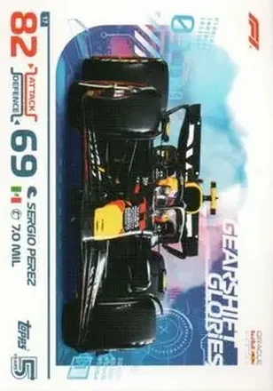 2024 Topps Turbo Attax F1 #17 - Sergio Perez - Oracle Red Bull Racing