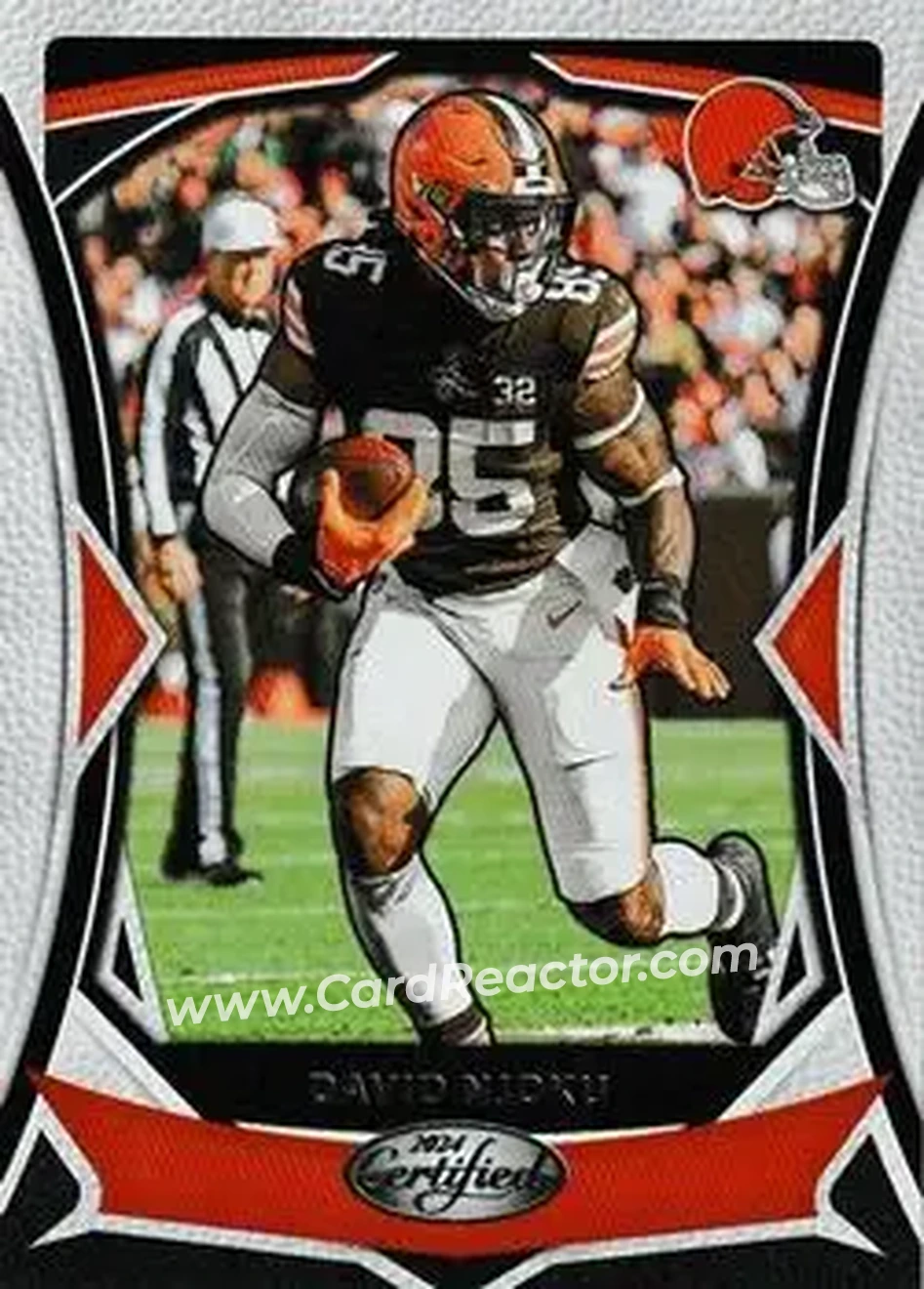 2024 Panini Certified #32 - David Njoku - Cleveland Browns - Front