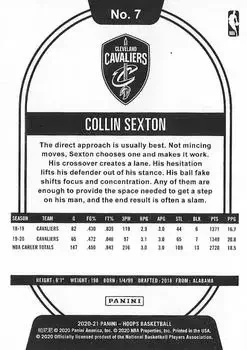 Back of Collin Sexton