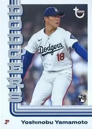 2024 Topps Brooklyn Collection #47 - Yoshinobu Yamamoto - Los Angeles Dodgers