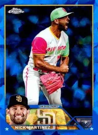 2023 Topps Chrome Update Sapphire Edition #USCS10 - Nick Martinez - San Diego Padres