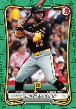 2026 Bowman - Green Pattern #22 - Andrew McCutchen - Pittsburgh Pirates