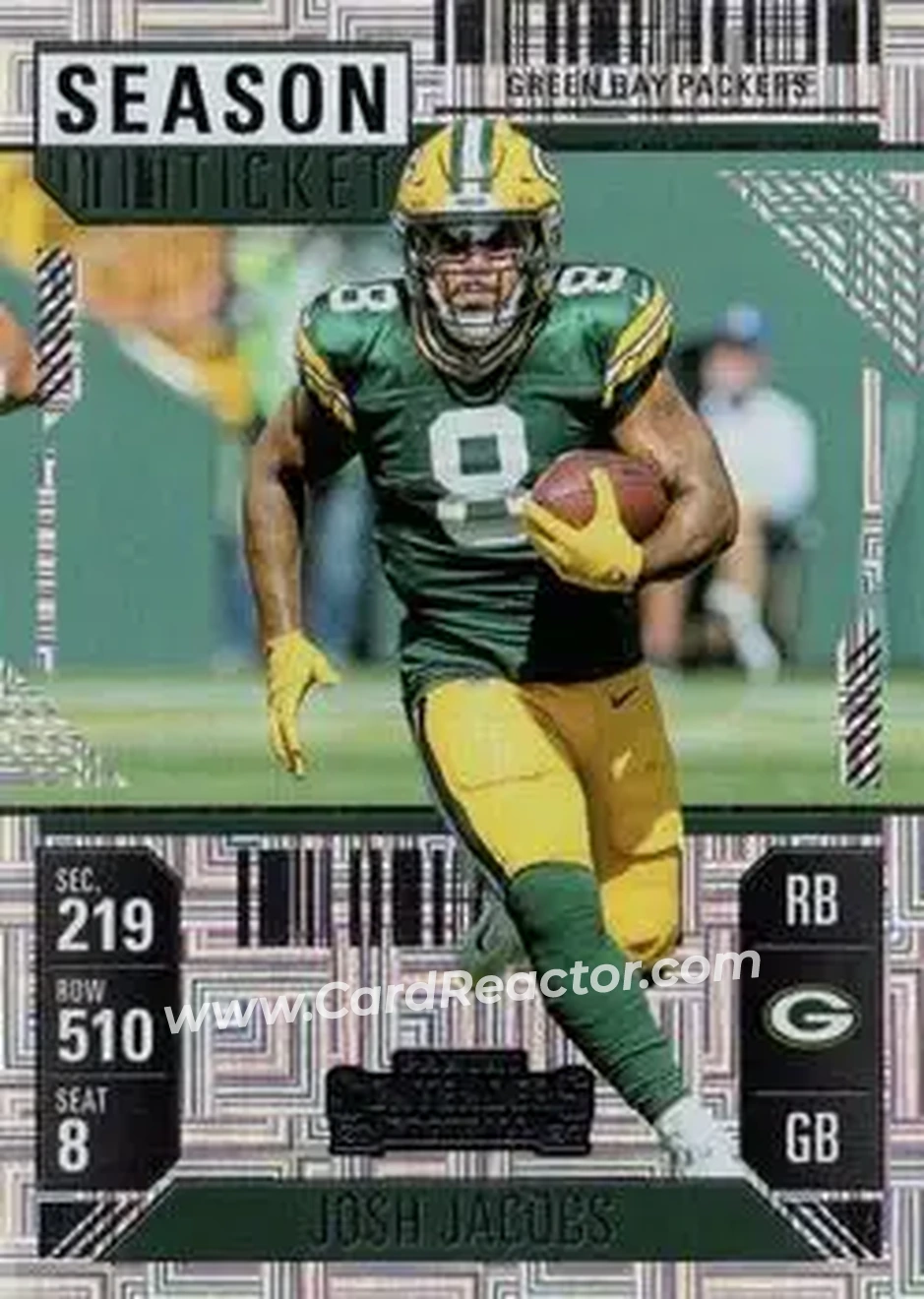 2024 Panini Contenders #35 - Josh Jacobs - Green Bay Packers - Front