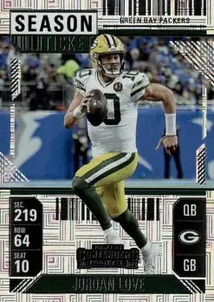 2024 Panini Contenders #37 - Jordan Love - Green Bay Packers