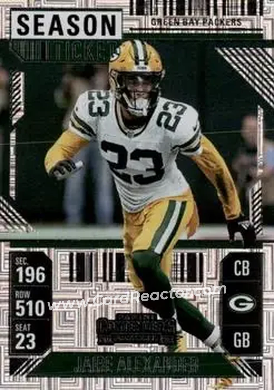 2024 Panini Contenders #38 - Jaire Alexander - Green Bay Packers - Front