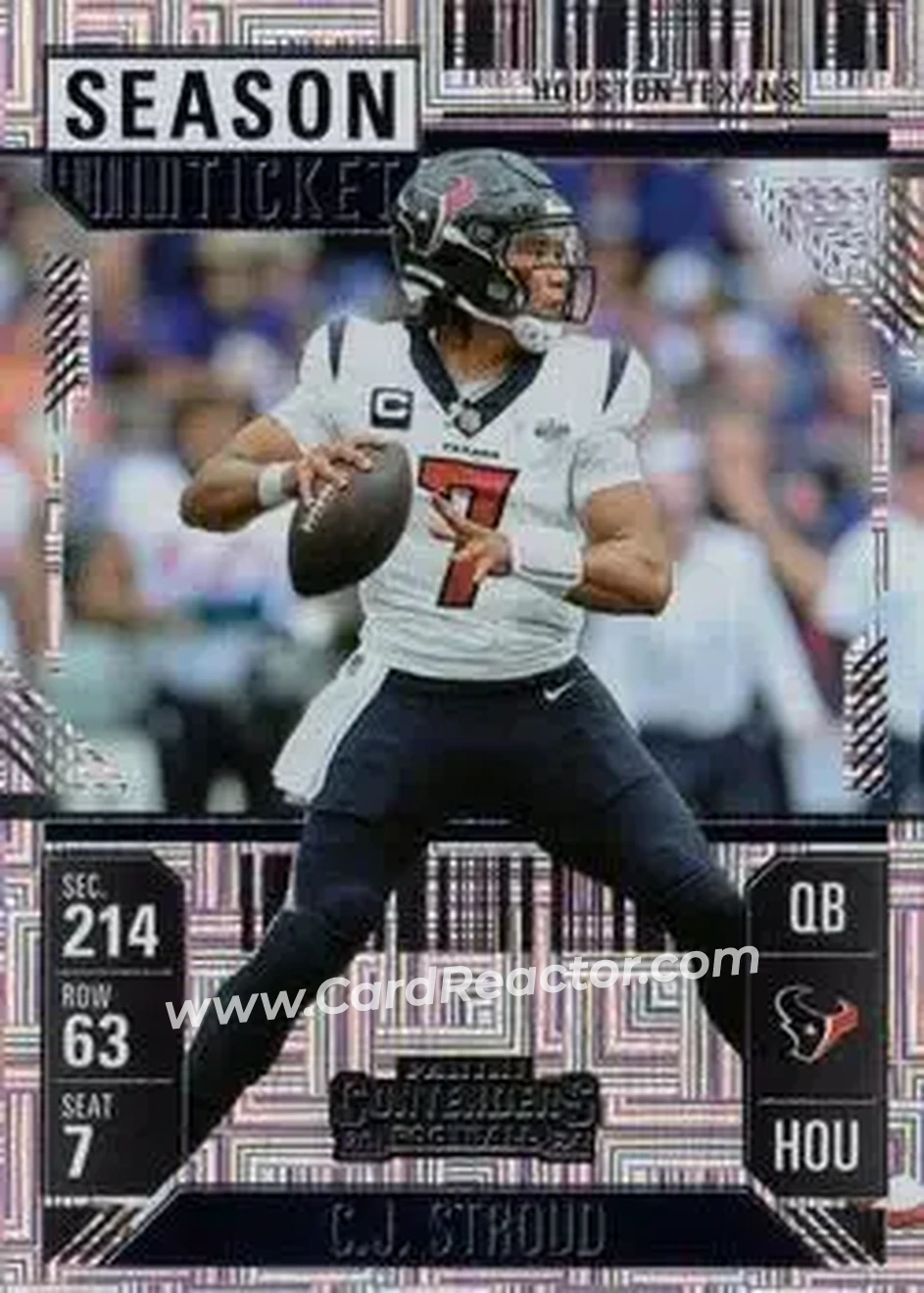 2024 Panini Contenders #39 - CJ Stroud - Houston Texans - Front