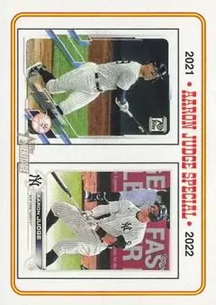 2023 Topps Heritage #4 - Aaron Judge - New York Yankees