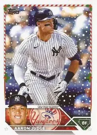 2023 Topps Holiday #H1 - Aaron Judge - New York Yankees