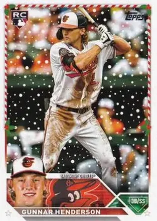 2023 Topps Holiday #H4 - Gunnar Henderson - Baltimore Orioles