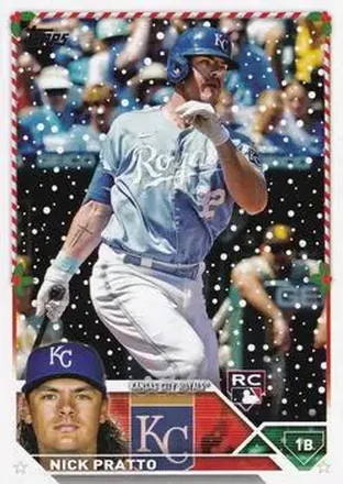 2023 Topps Holiday #H6 - Nick Pratto - Kansas City Royals