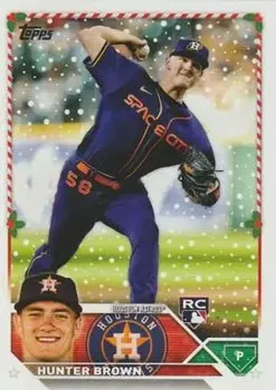 2023 Topps Holiday #H7 - Hunter Brown - Houston Astros
