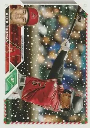 2023 Topps Holiday #H10 - Alek Thomas - Arizona Diamondbacks
